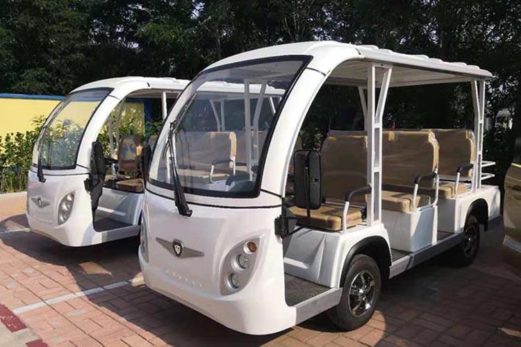 濰坊央城八座電動觀光車 濰坊央城八座電動觀光車